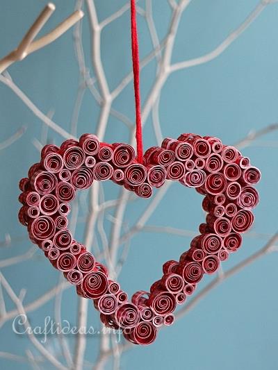 Quilled Heart Decoration