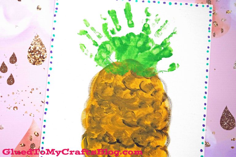 Handprint Pineapple Keepsake