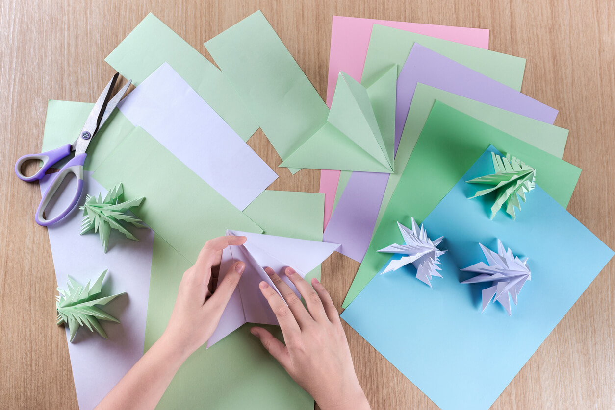 Origami card ideas for Christmas